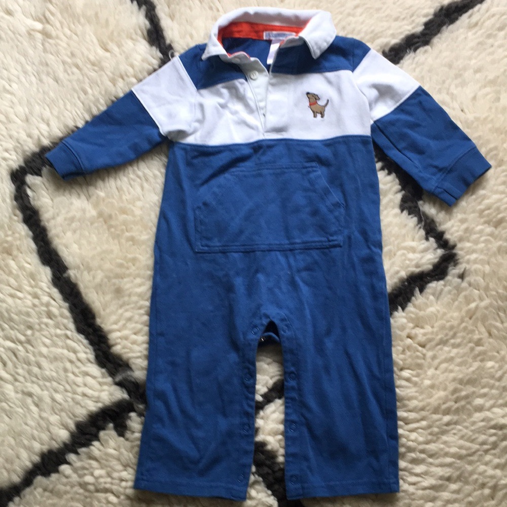 Janie and Jack boys polo onesie